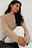Rundhalsausschnitt Strickpullover