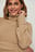 Folded Sleeve High Neck Sweater