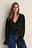 Frill Drawstring  Blouse