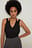 Halterneck Detail Rib Top