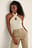 Halterneck Keyhole Top