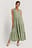 High Frill Neck Flowy Dress