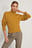 High Neck Pattern Knit Sweater