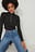 High Neck Zip Top