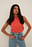 Gebreid gilet met patroon
