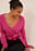 Gebreide wikkelsweater