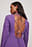 Linen Open Back Mini Dress