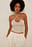 Top de lúrex con cuello halter