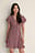 Robe mini boutonnée