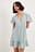 Minikleid mit Aufdruck und Knöpfen