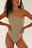 One Shoulder Smocked Swimsuit