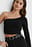 Organic One Sleeve Crop Top