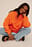 Sweatshirt brossé oversize