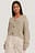 Übergroße kurze Strickjacke
