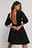 Gestepptes Minikleid Mit Offenem Rücken