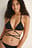 Haut de bikini recyclé à bretelles et boucle