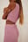 Rib Knitted Strap Detail Top