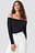 Ribbed Babylock Off Shoulder Body