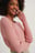 Kurzer Gerippter Strickpullover