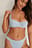 Ribbed Wide Strap Bikini Bra