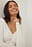 Rouched Lace Detail Rib Top