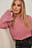 Round Neck Knitted Fluffy Cropped Sweater