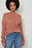 Rundhalsausschnitt Strickpullover