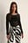 Gerecycleerd mesh top met ronde hals