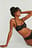 Ruffled Edge Satin Bra