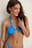 Skinnende Bikinitop I Rib Med Dobbelt Strop