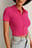 Short Sleeve Collar Detail Top