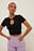 Short Sleeve Keyhole Top
