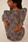 Kurzärmeliges Minikleid mit offenem Rücken