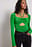 Top met sierlijk banddetail