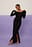 Square Neck Knitted Maxi Dress