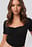 Square Neck Ruched Top