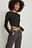 Strap Detail Long Sleeve Top