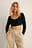 Structure Cropped Cardigan