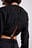 Structured Long Sleeve Tie Blouse