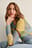 Recyceltes Mesh-Top mit Swirl-Print