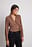 Blouse met knoop aan de voorkant