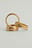 Recycelter verdrehter Chunky-Ring