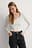 Geripptes Crop-Top