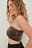 Velour Bandeau Top