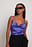 Waterfall Front Satin Singlet