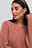 Wide Band V-Neck Ribbed Sweater