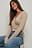 Gerecycleerd crop top met wikkeldetail