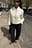 Wide Collar Pu Jacket