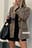 Oversized blaser i twill