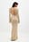 Open Back Lace Detail Knitted Maxi Dress